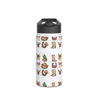 Western Icons stainless steel water bottle product mockup