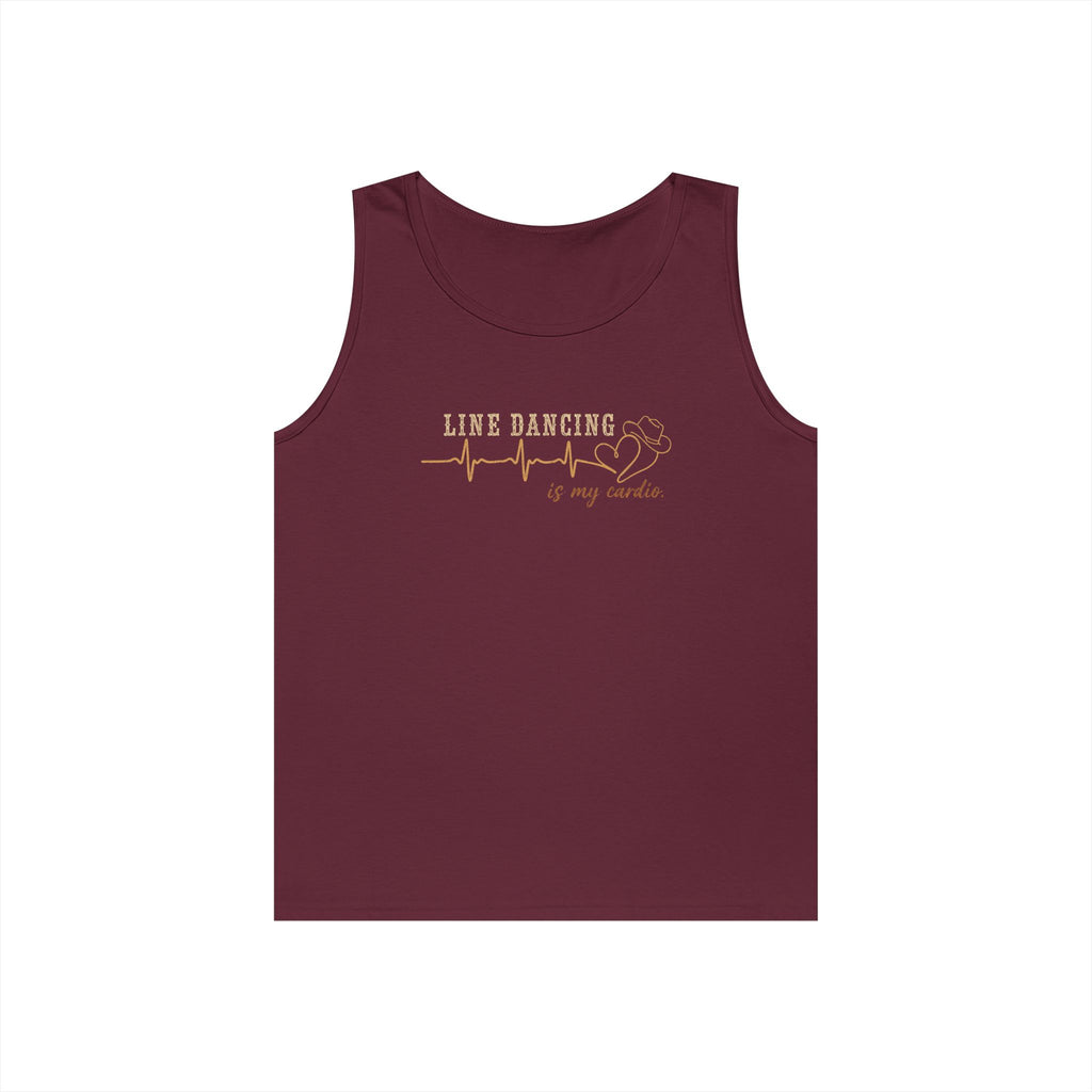 Line Dancing Is My Cardio tank top alternate colour