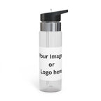 Custom Tritan sport bottle shown from an alternate angle