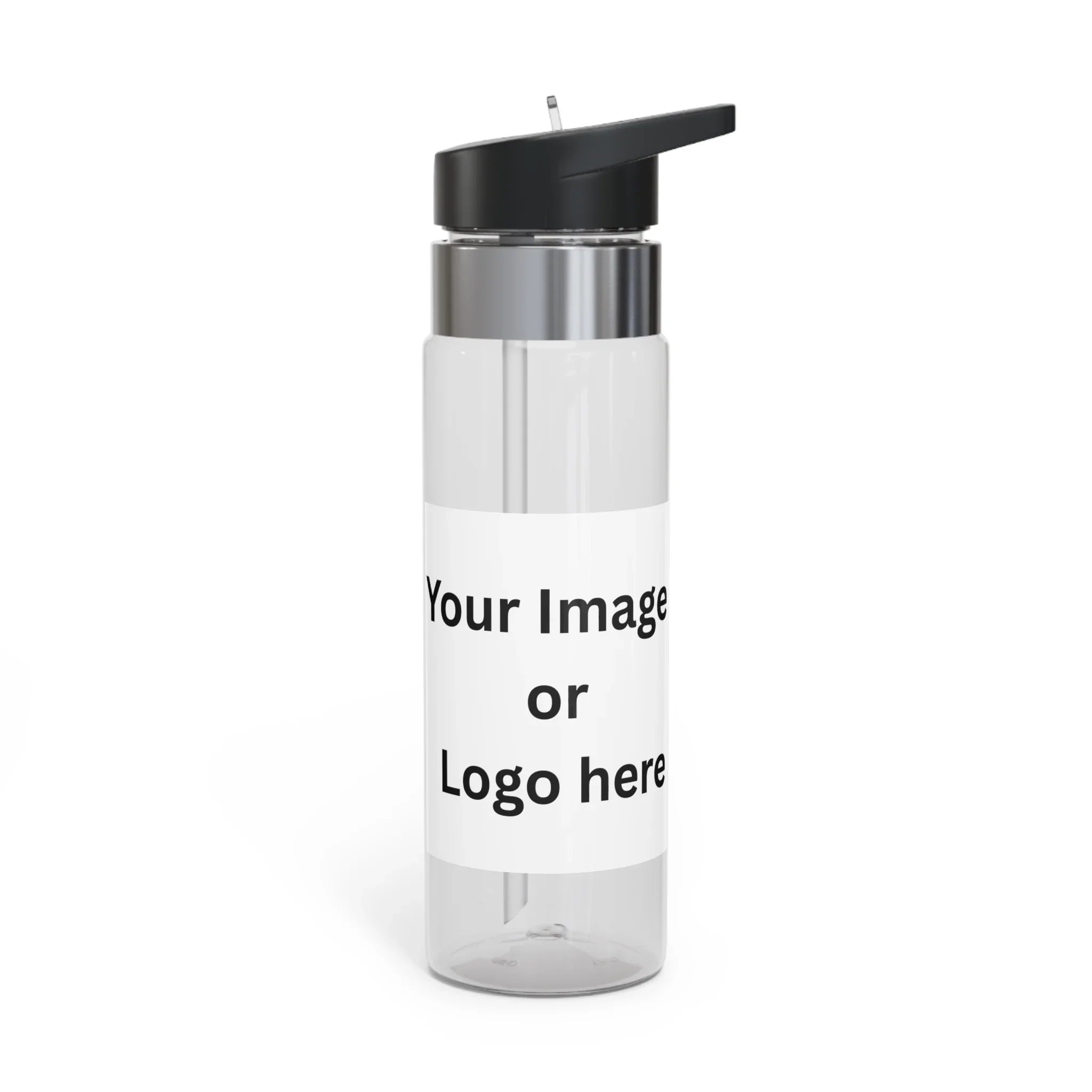 Custom Tritan sport bottle shown from an alternate angle