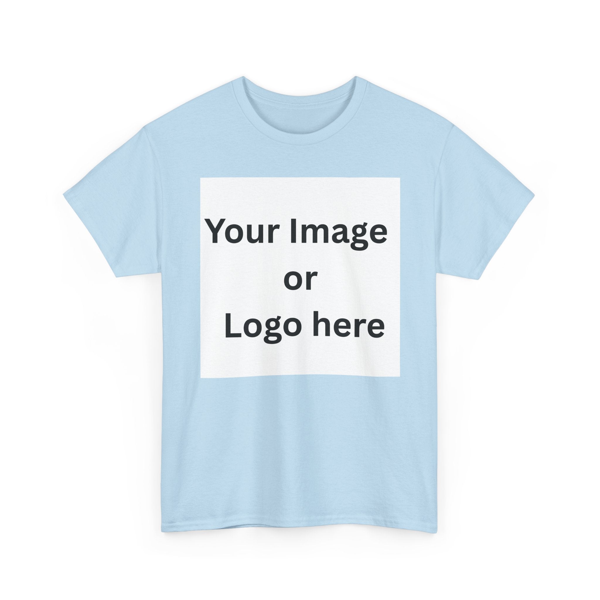 Personalised custom image or logo Gildan 5000 T-shirt mockup – colour option 17