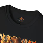 Southwestern Cowboy Skull unisex T-shirt shown in another colour