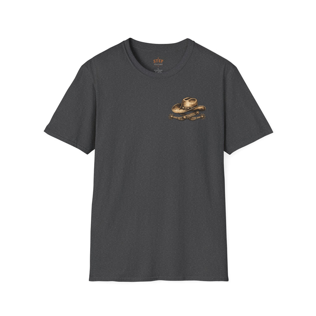 Heather grey Boots On Worries Off line dancing T-shirt