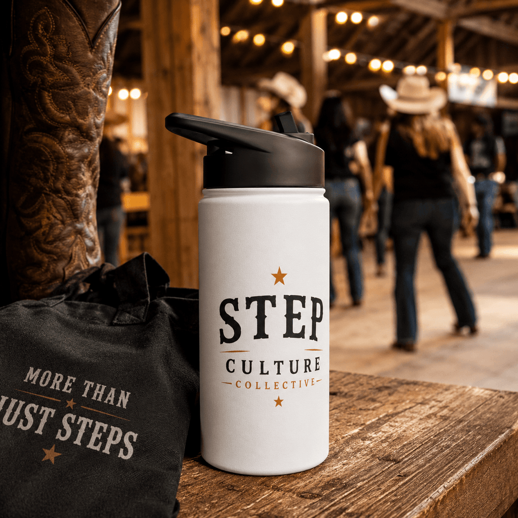 Step Culture Collective Signature bottle in a lifestyle setting