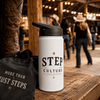 Step Culture Collective Signature bottle in a lifestyle setting