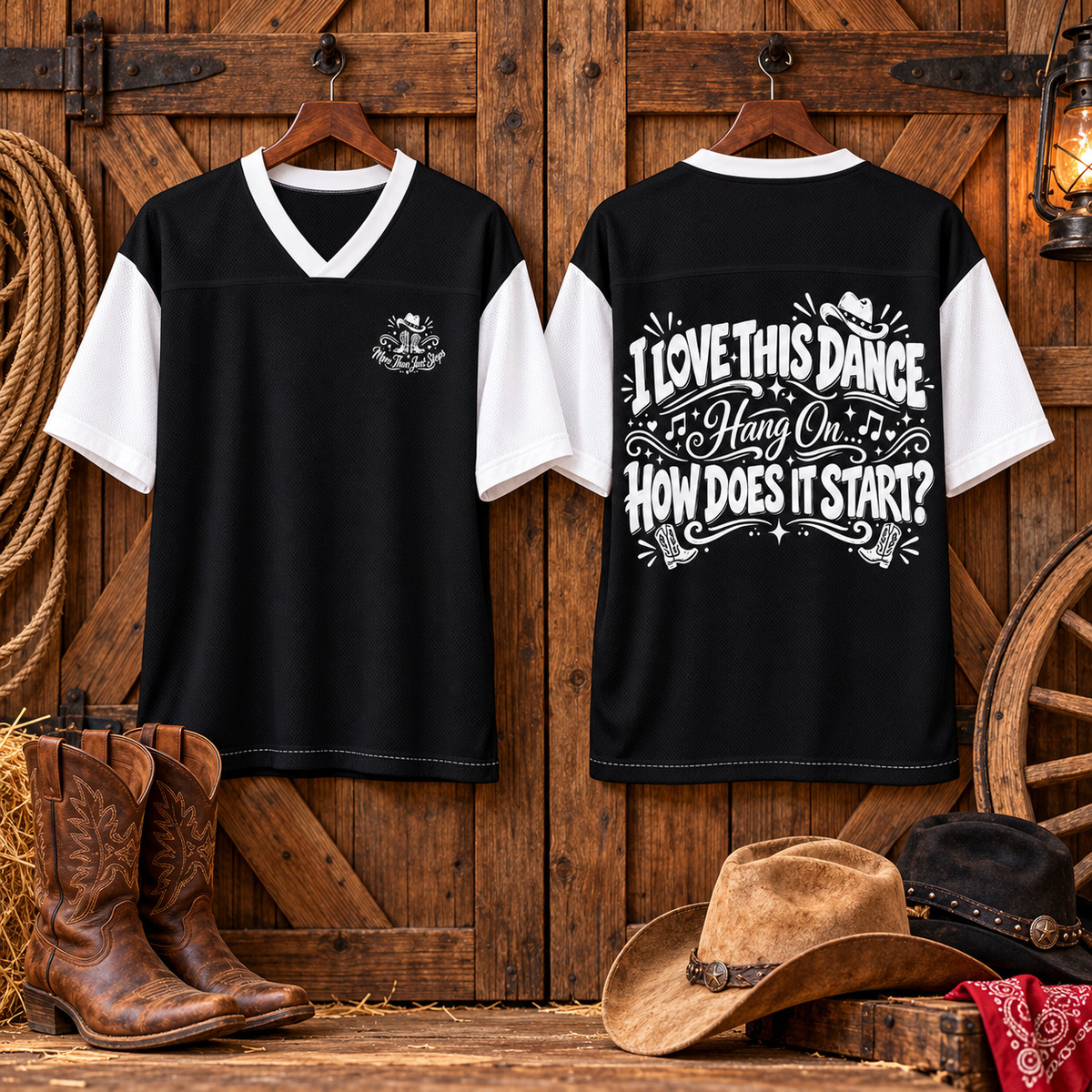 I Love This Dance – Hang On… How Does It Start? Unisex V-Neck Shirt