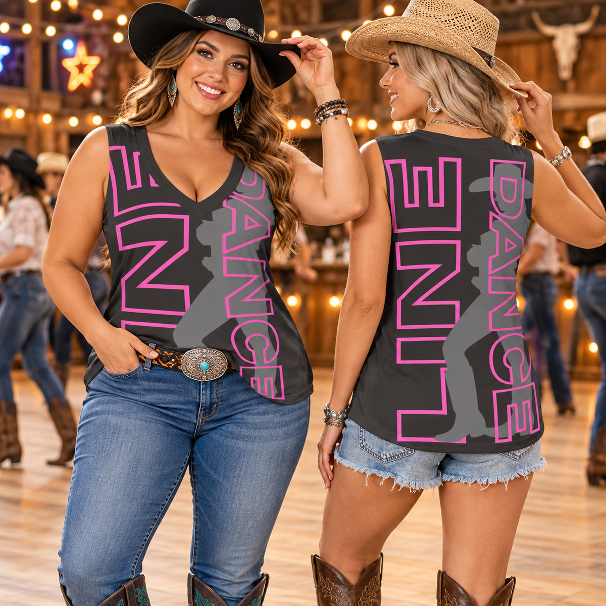 Line Dance Cowgirl Women’s Cotton Singlet