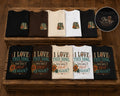 I Love This Song How Does It Start Again tees displayed in five colours