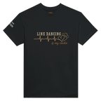 Line Dancing Is My Cardio tee shown in an alternate colour