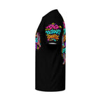 Line Dancing Graffiti unisex jacquard mesh sports jersey back artwork product view