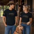 Line dancer wearing the Line Dancing Is My Cardio graphic T-shirt