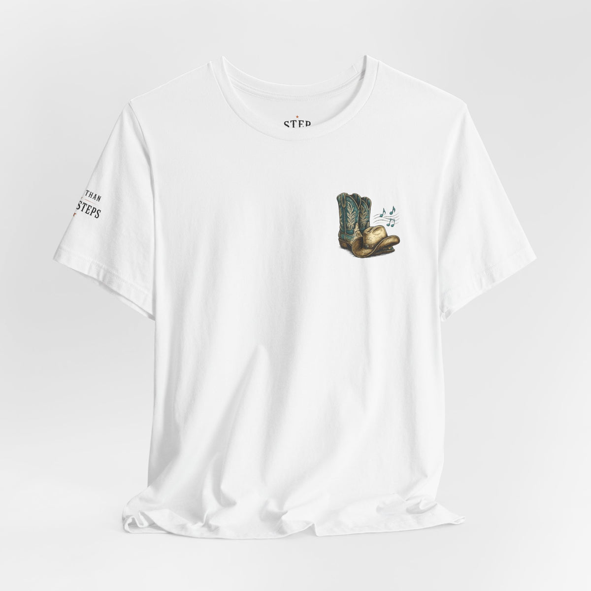My Happy Hour Is Line Dancing western graphic tee product view