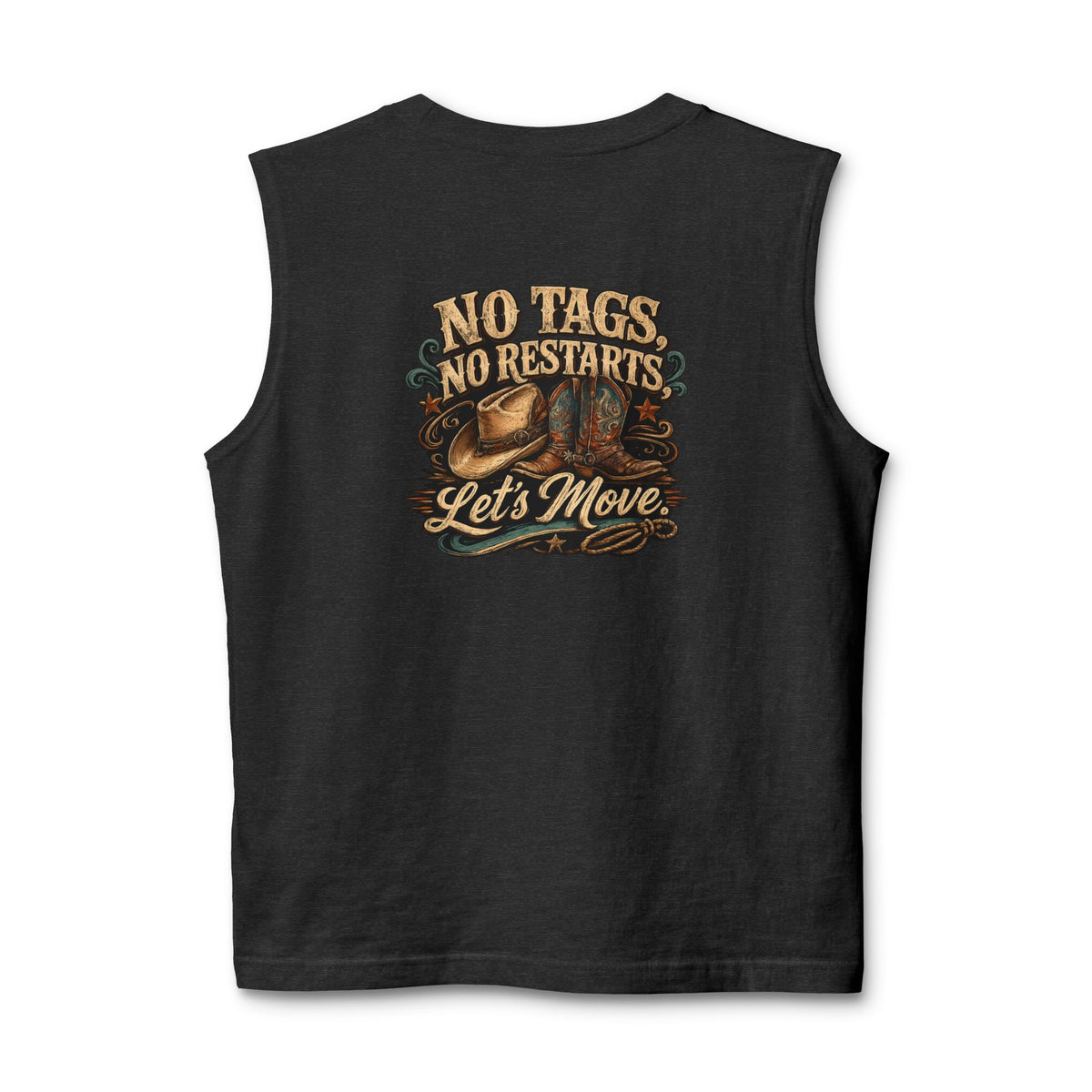 Let’s Move western line dancing muscle tank