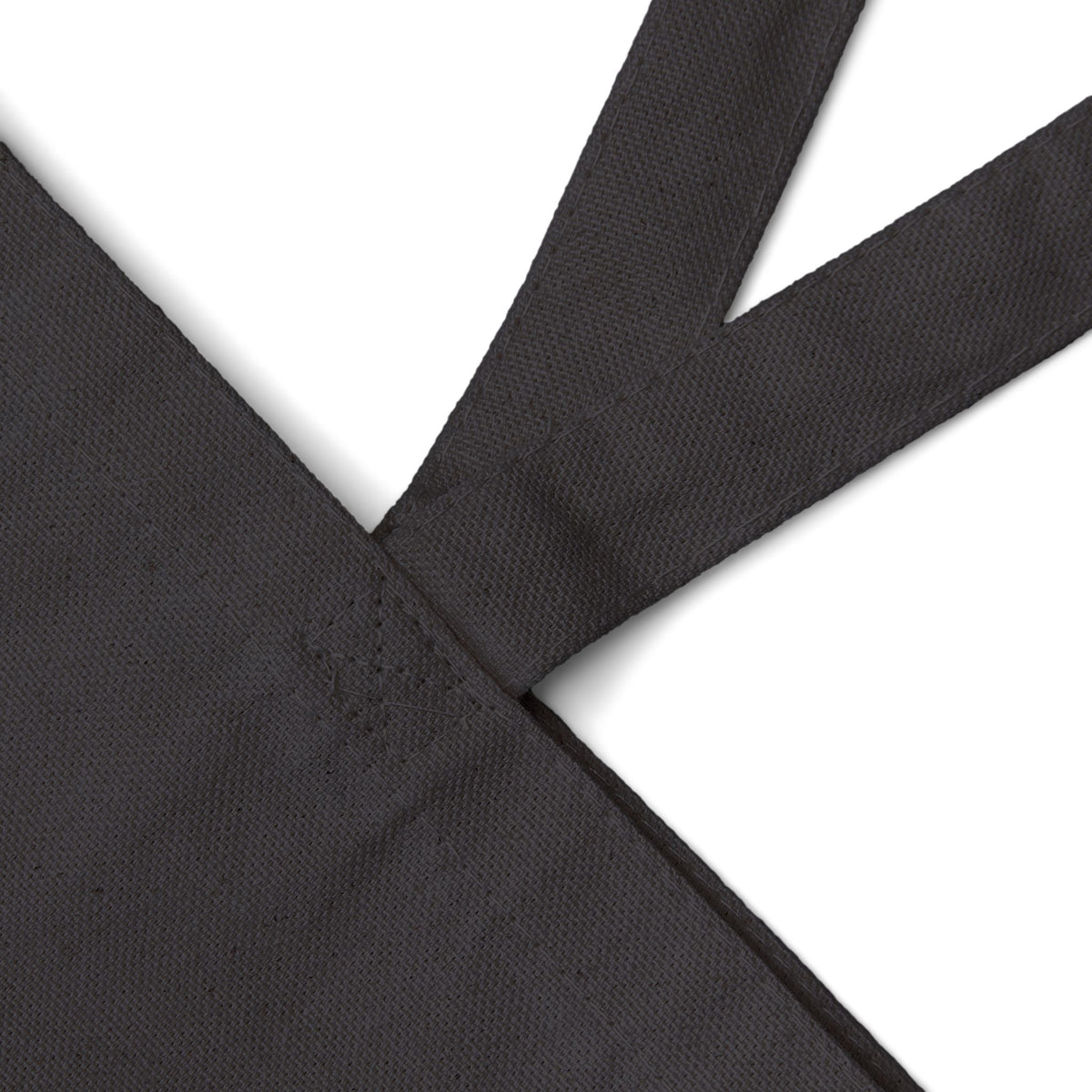 Front product mockup of the natural ‘No Tags, No Restarts’ tote bag.