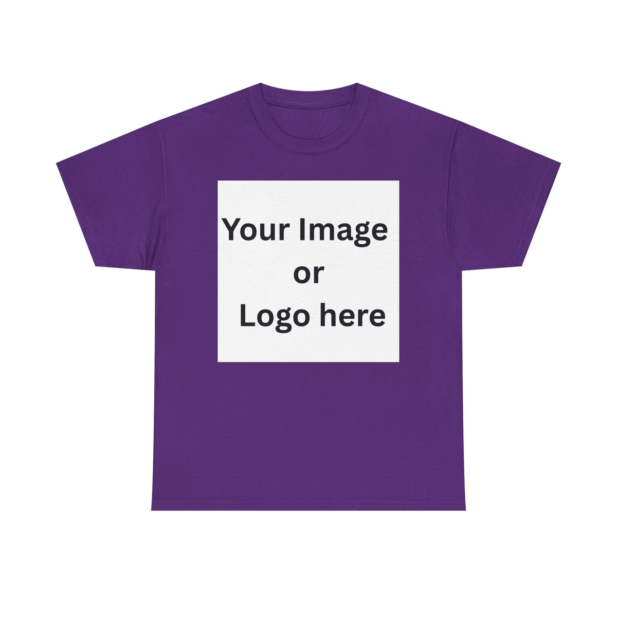 Personalised custom image or logo Gildan 5000 T-shirt mockup – colour option 6
