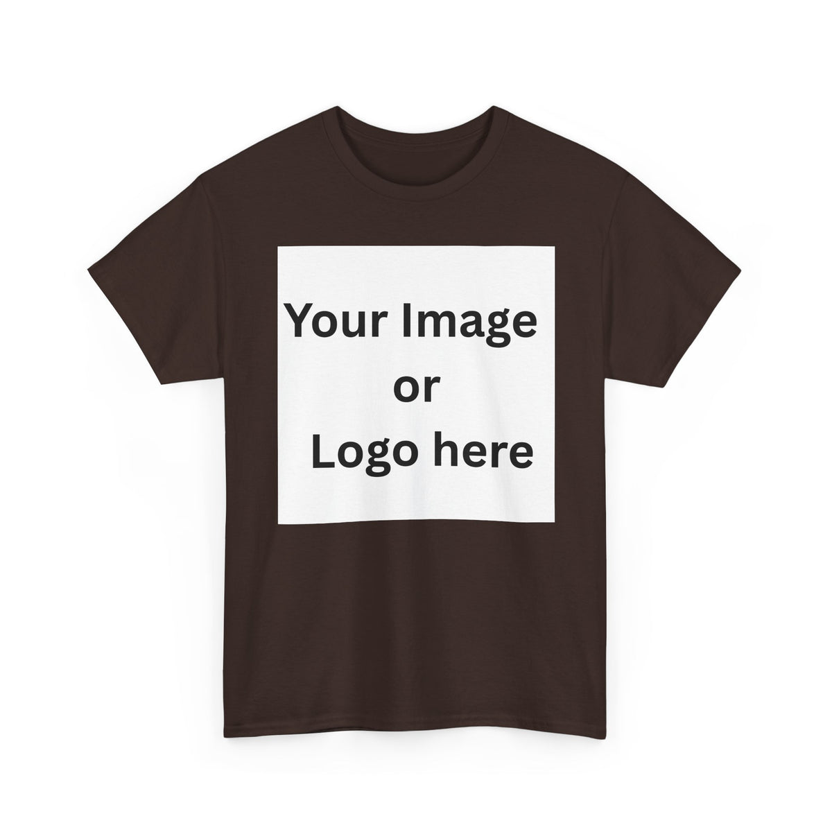 Personalised custom image or logo Gildan 5000 T-shirt mockup – colour option 13