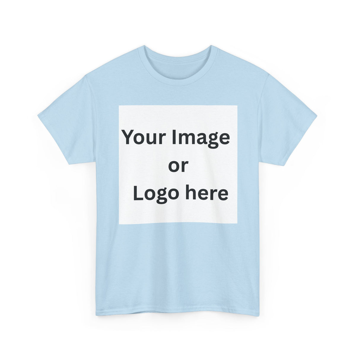 Personalised custom image or logo Gildan 5000 T-shirt mockup – colour option 17