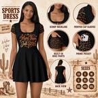 More Than Just Steps Line Dancing Sports Dress | Built-In Bike Pants & Phone Pocket product image